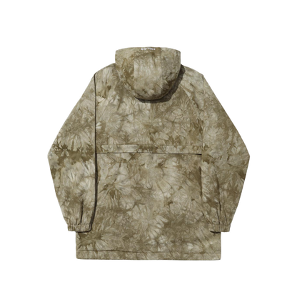 Hélas Tie Camo hooded jacket quarter zip beige