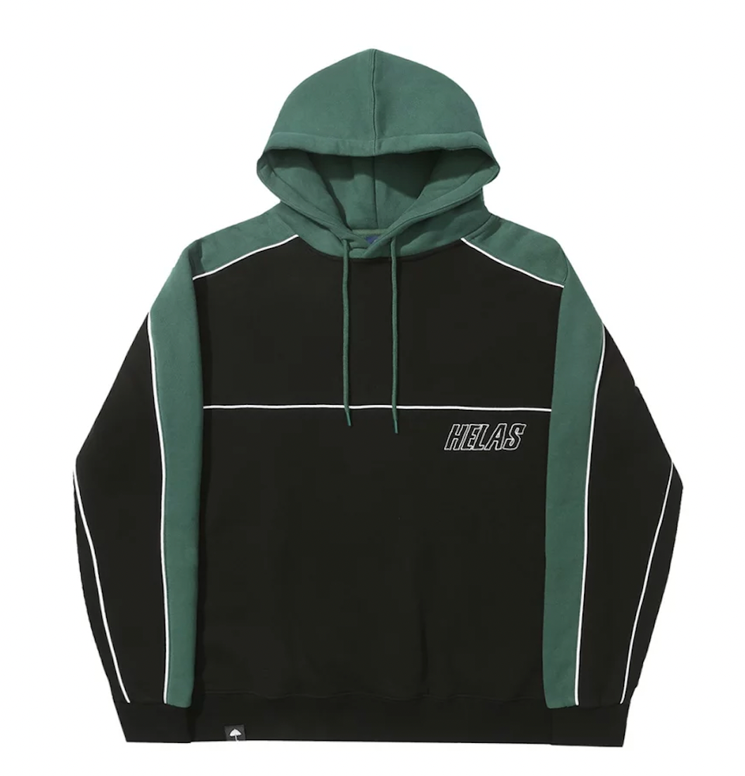 Hélas Ultimo hoodie black green