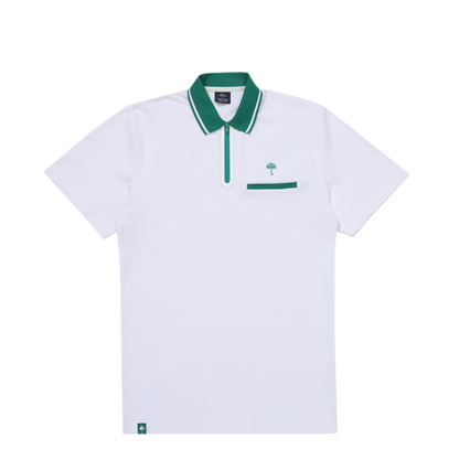 Hélas polo Agass white green