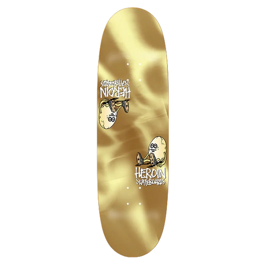 Heroin Symmetrical Egg Gold deck 9.25"