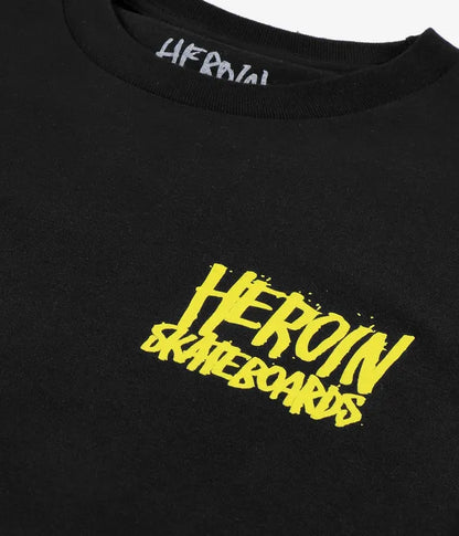 Heroin Teggxas Chainsaw tee black