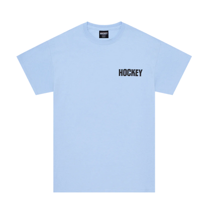 Hockey tee Evacuate light blue