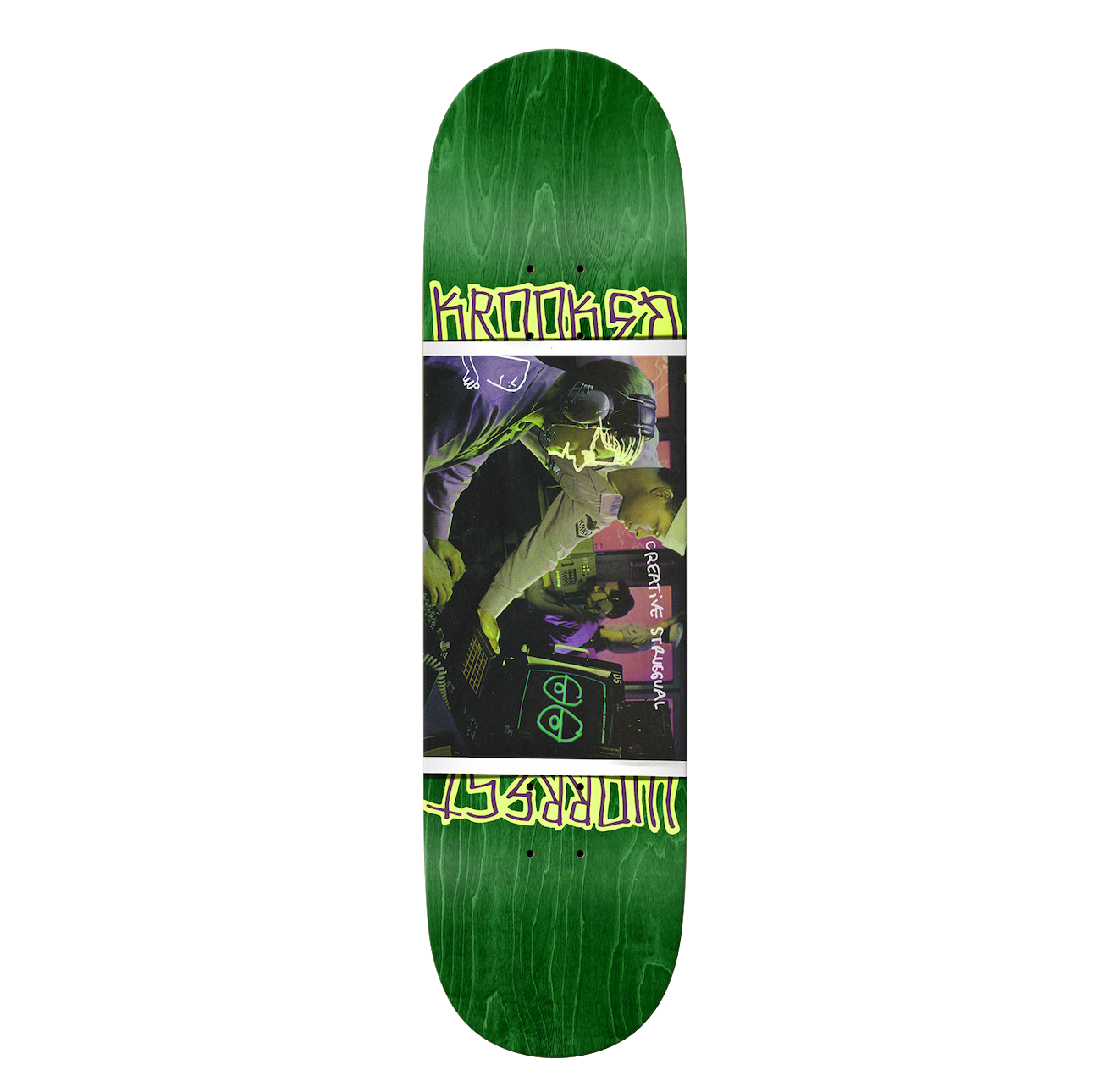 Krooked Bobby Worrest deck Struggual DBX 8.25" x 32"