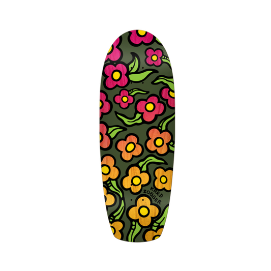 Krooked Zooger Wildstyle deck Flowers 10.75"