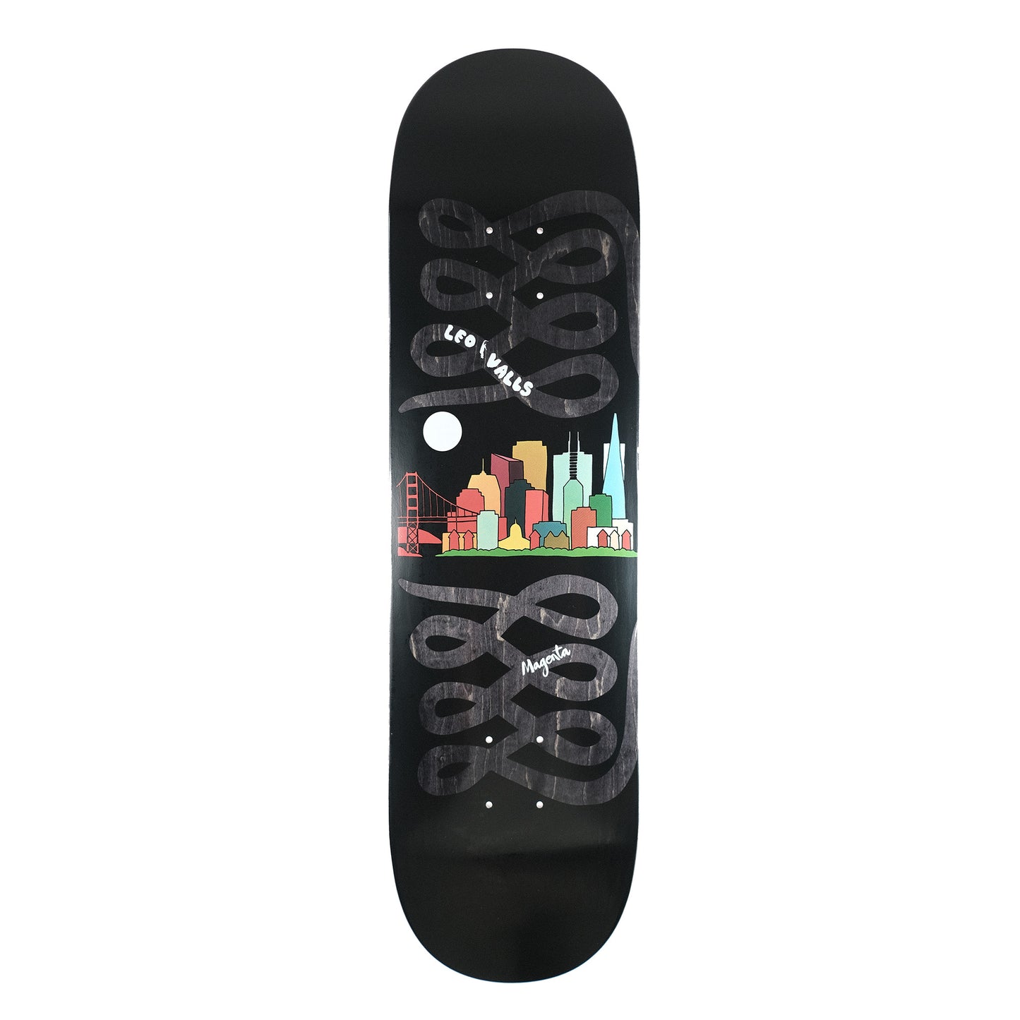 Magenta deck Leo Valls Sacred Snake 8.25"