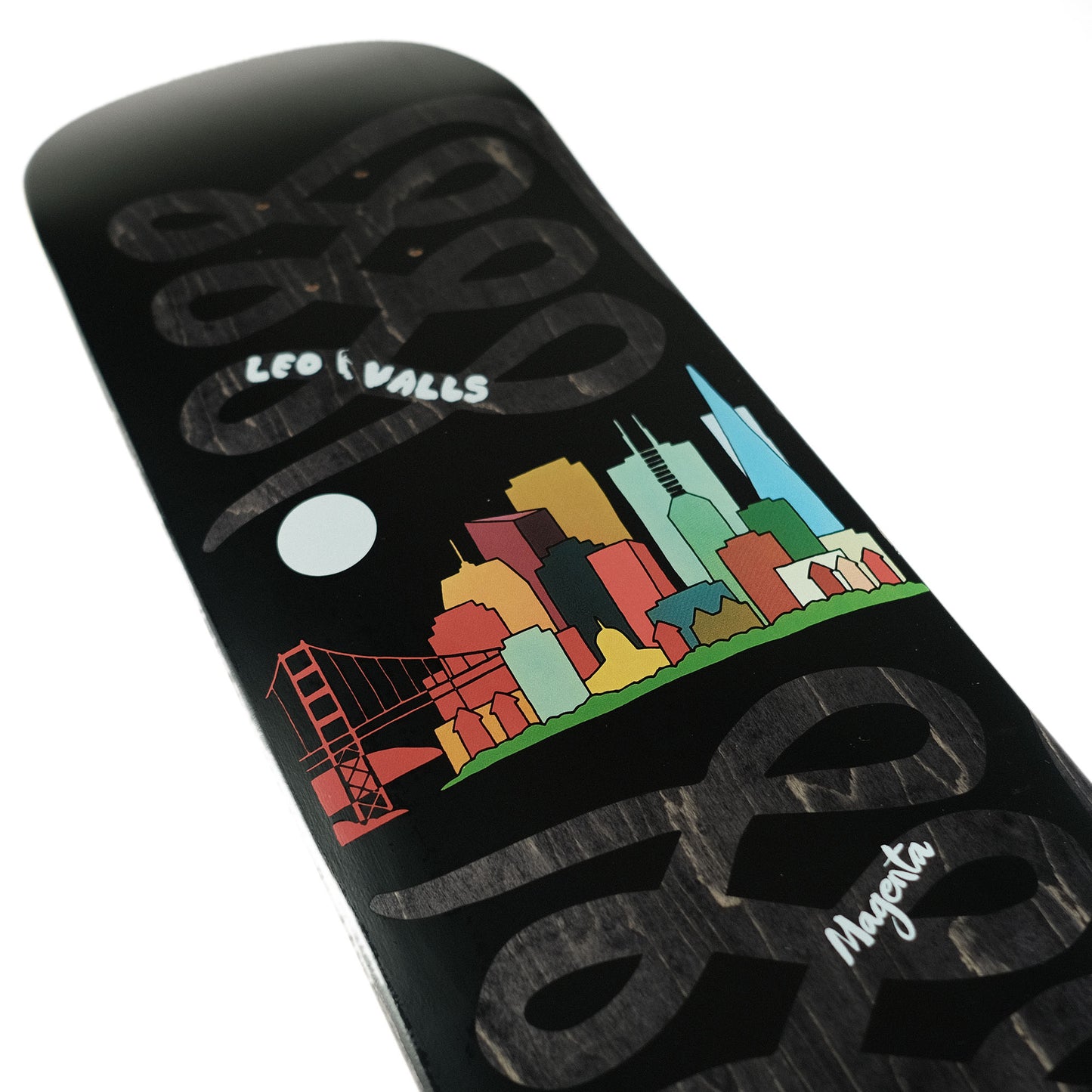 Magenta deck Leo Valls Sacred Snake 8.25"