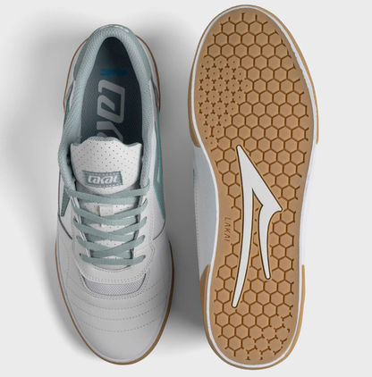 Lakai Cambridge Elite white leather grey mist