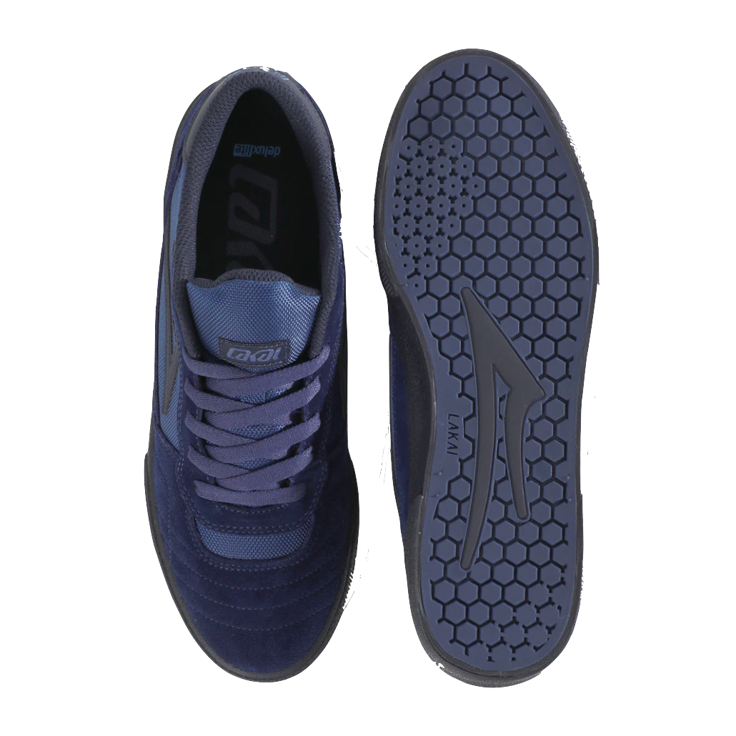 Lakai Cambridge Estate blue suede monochrome