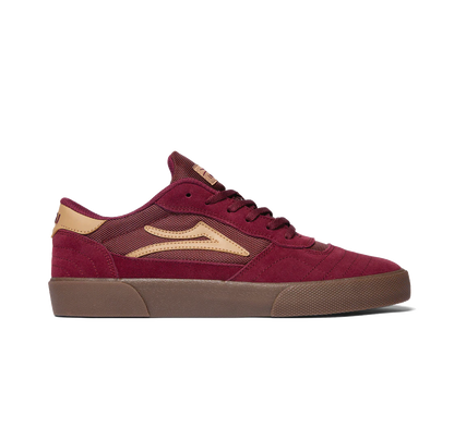 Lakai Cambridge burgundy suede gum