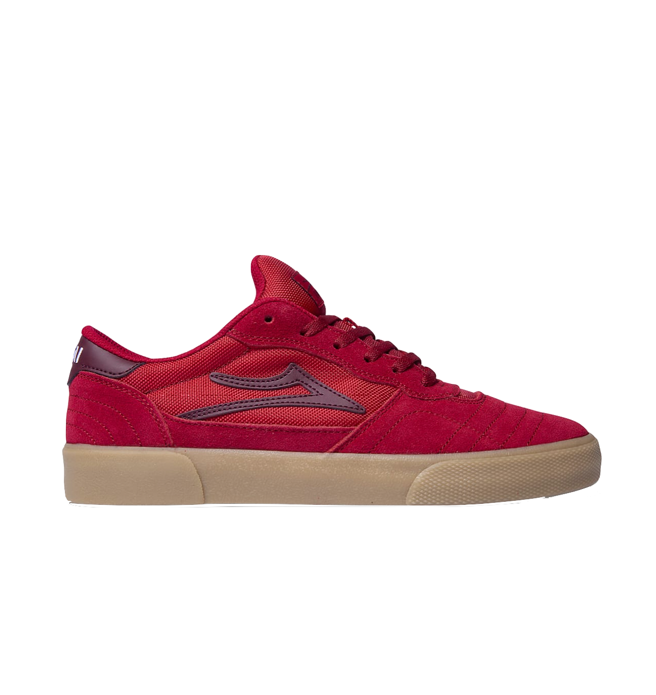 Lakai Cambridge red burgundy suede