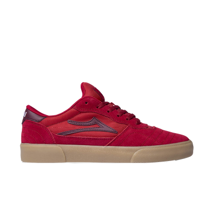 Lakai Cambridge red burgundy suede