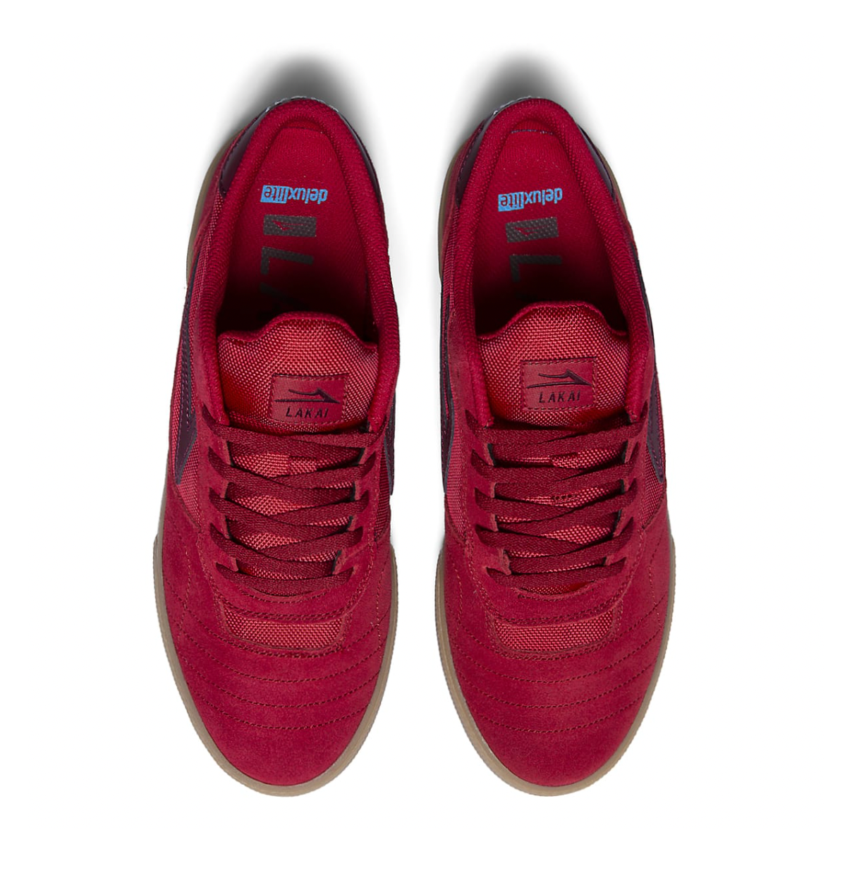 Lakai Cambridge red burgundy suede