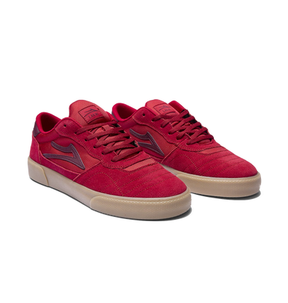 Lakai Cambridge red burgundy suede