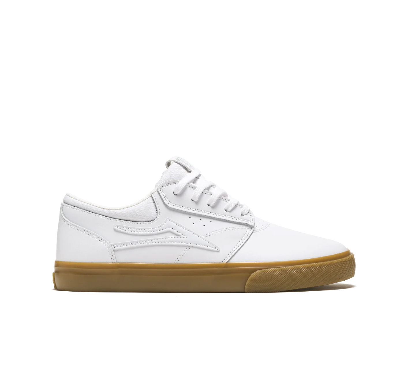 Lakai Griffin white gum leather