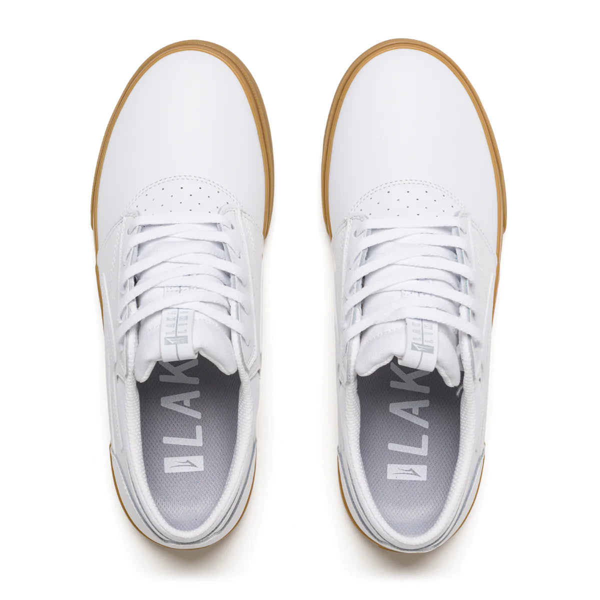 Lakai Griffin white gum leather