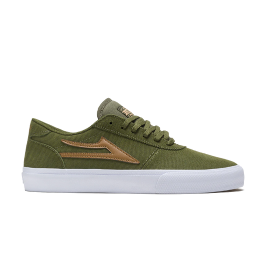 Lakai Manchester olive cord suede