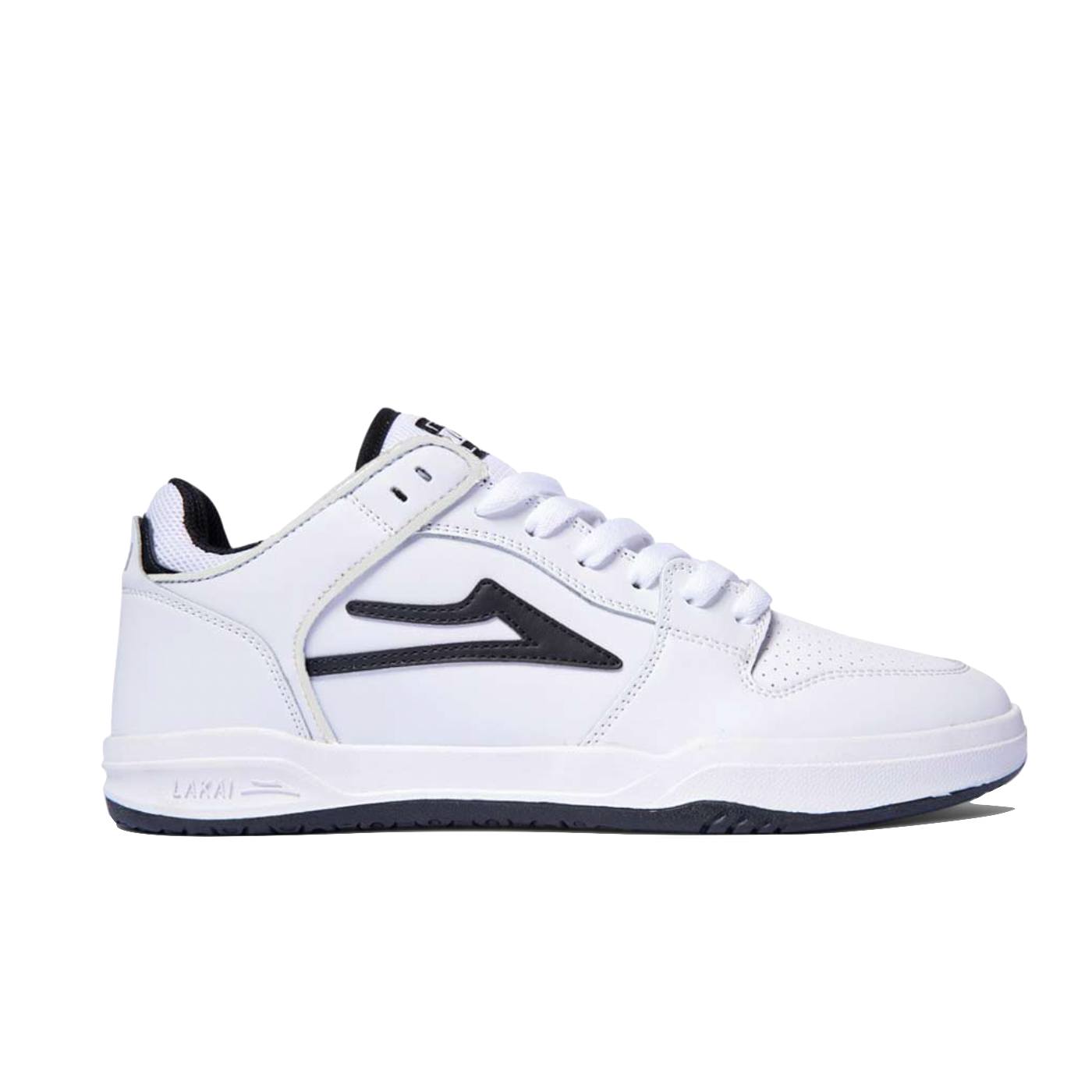 Lakai Telford Low white black leather