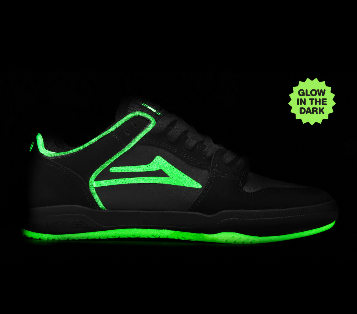 Lakai Telford black glow suede