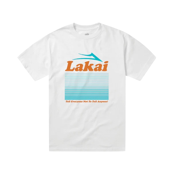Lakai tee Welsh white