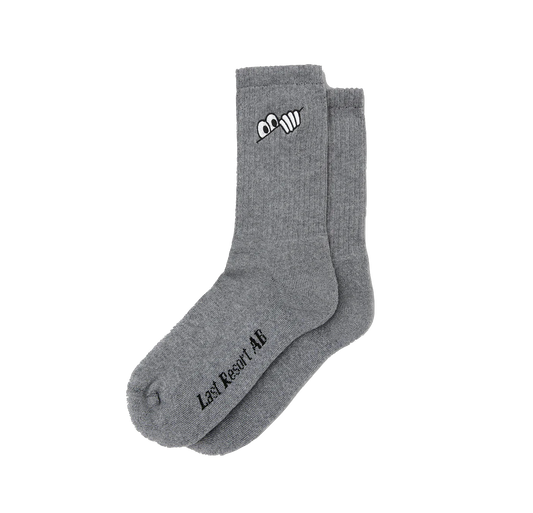 Last Resort AB socks Heel Tab Dress Socks grey melange