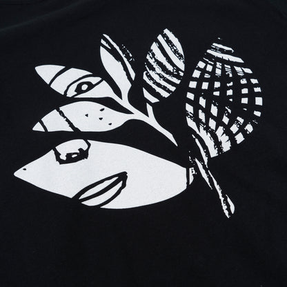 Magenta Femme tee black