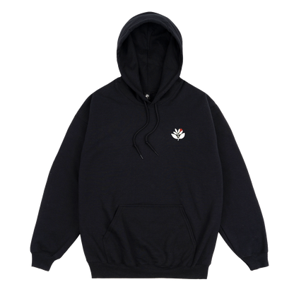 Magenta Fly hoodie black