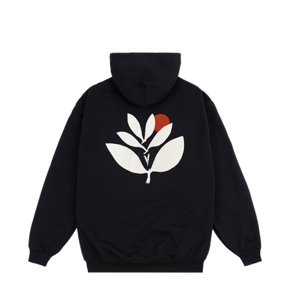 Magenta Fly hoodie black
