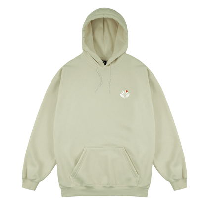 Magenta Fly hoodie natural