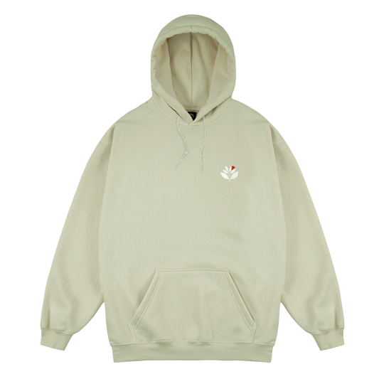 Magenta Fly hoodie natural