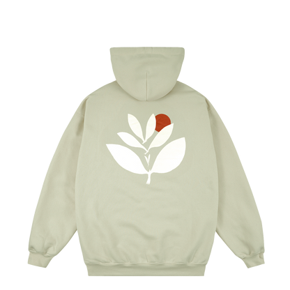 Magenta Fly hoodie natural