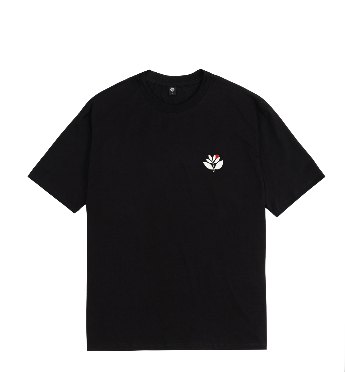 Magenta Fly tee black