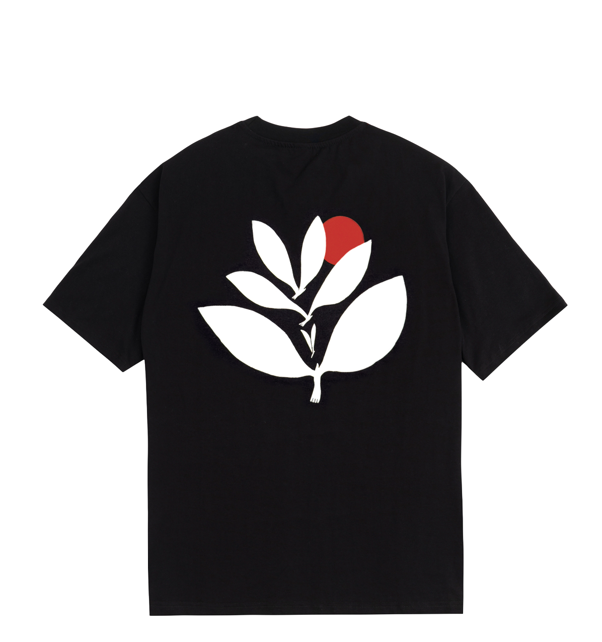 Magenta Fly tee black
