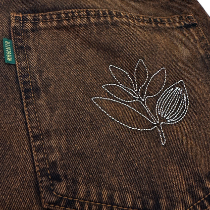 Magenta OG Denim pant bronze