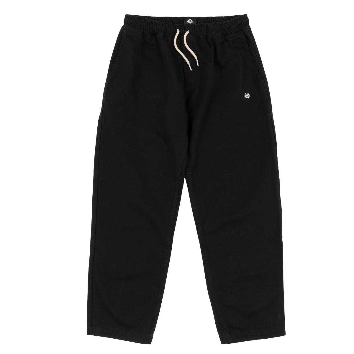Magenta Slack pant black