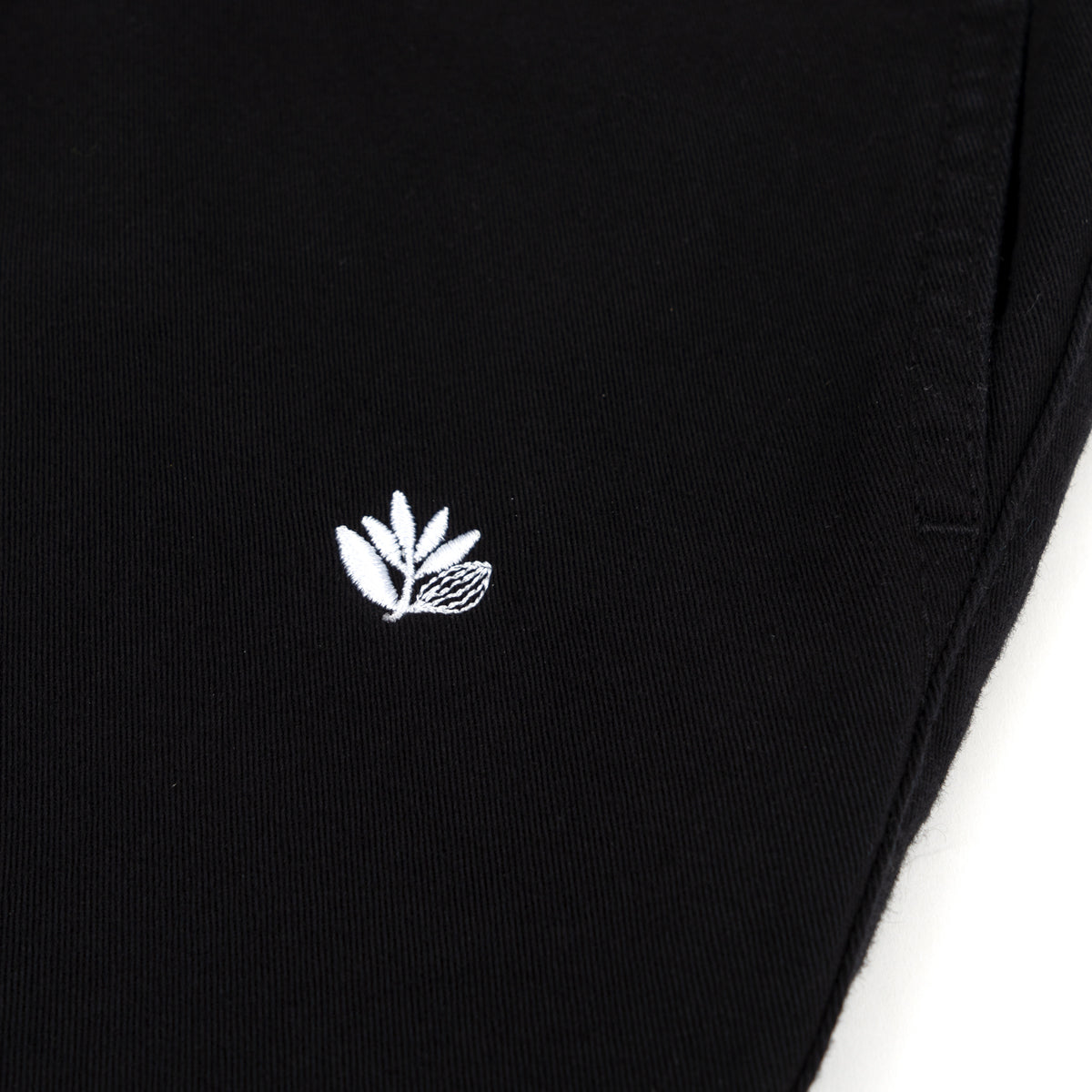 Magenta Slack pant black