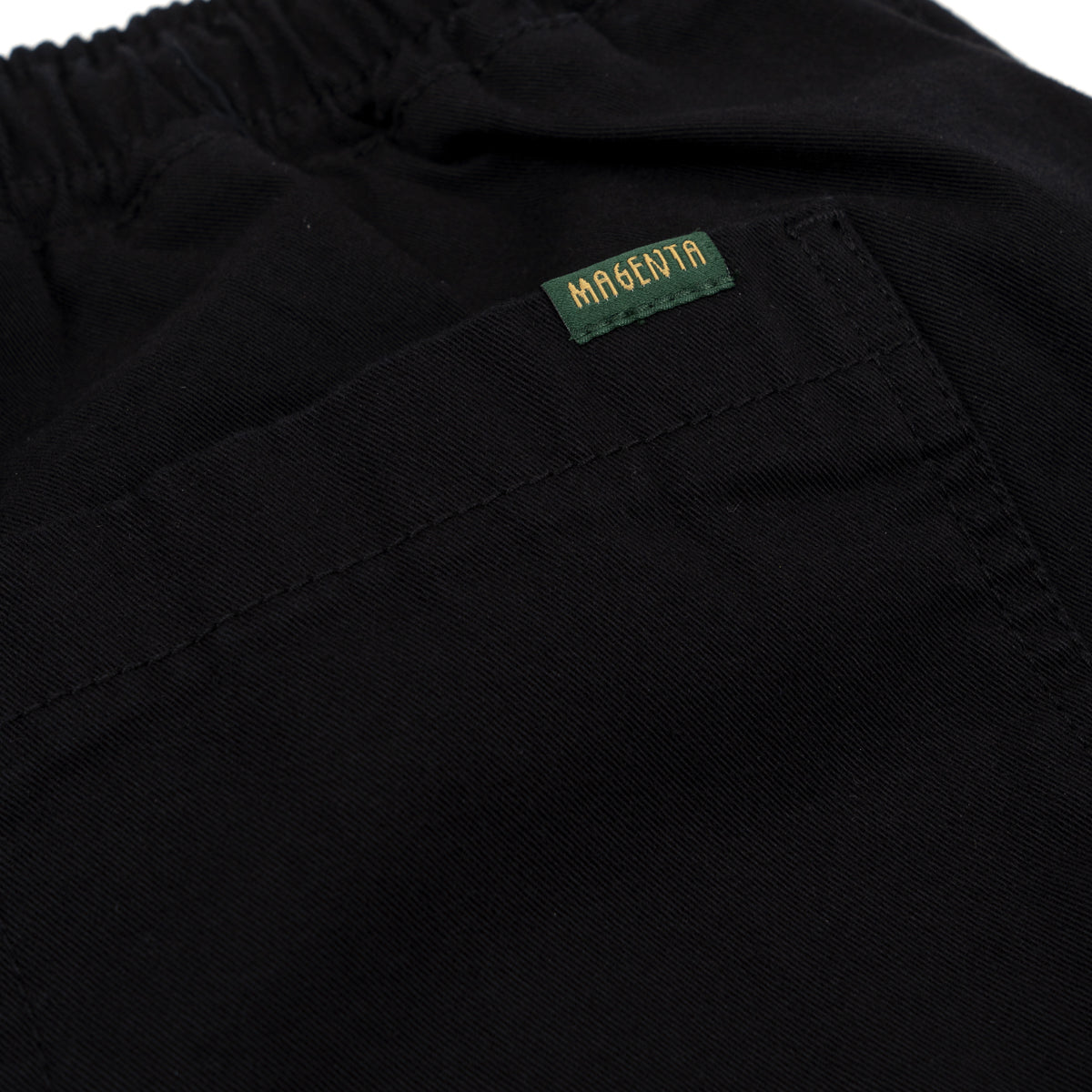 Magenta Slack pant black
