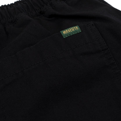 Magenta Slack pant black