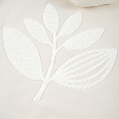 Magenta Terry Plant hoodie natural