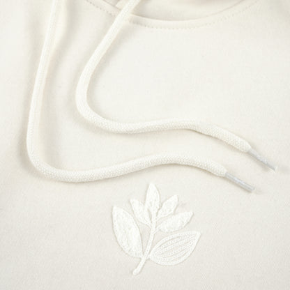 Magenta Terry Plant hoodie natural