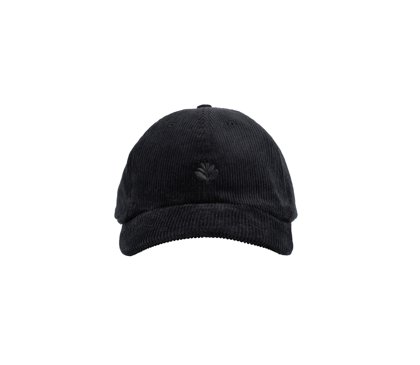 Magenta Tonal cord dad hat cap black