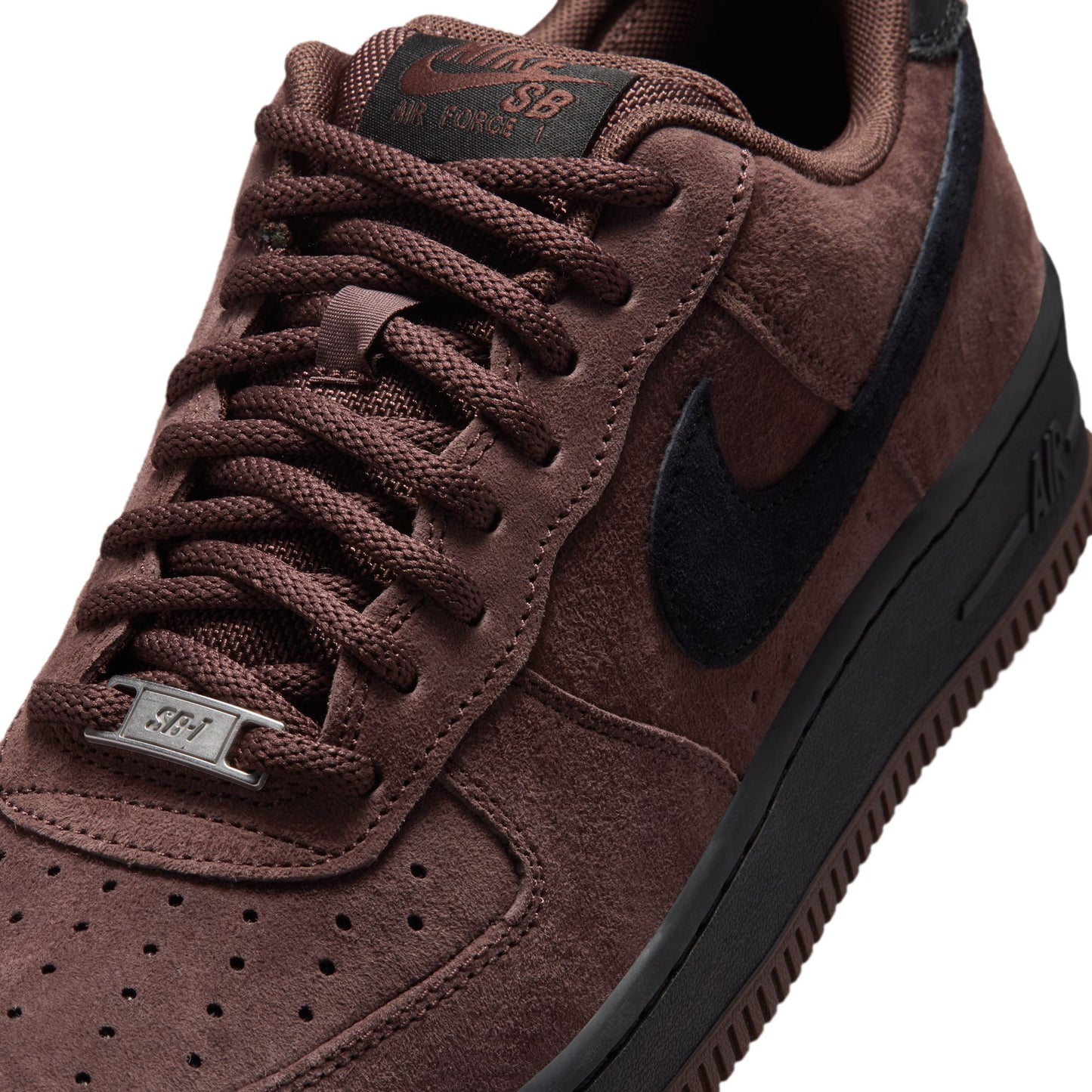 Nike SB Air Force 1 light chocolate black