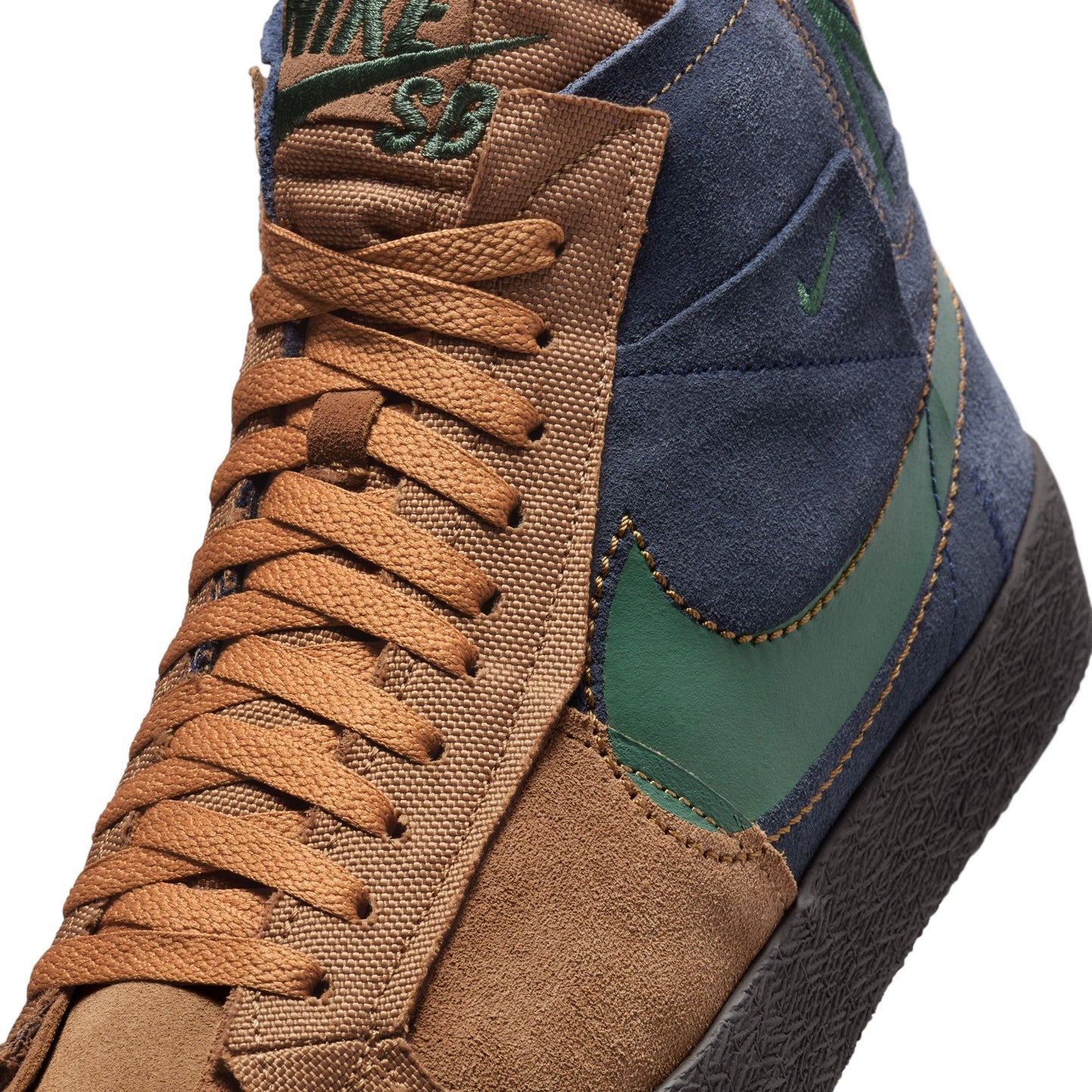 Nike SB Blazer Mid Premium legend dark brown fire obsidian