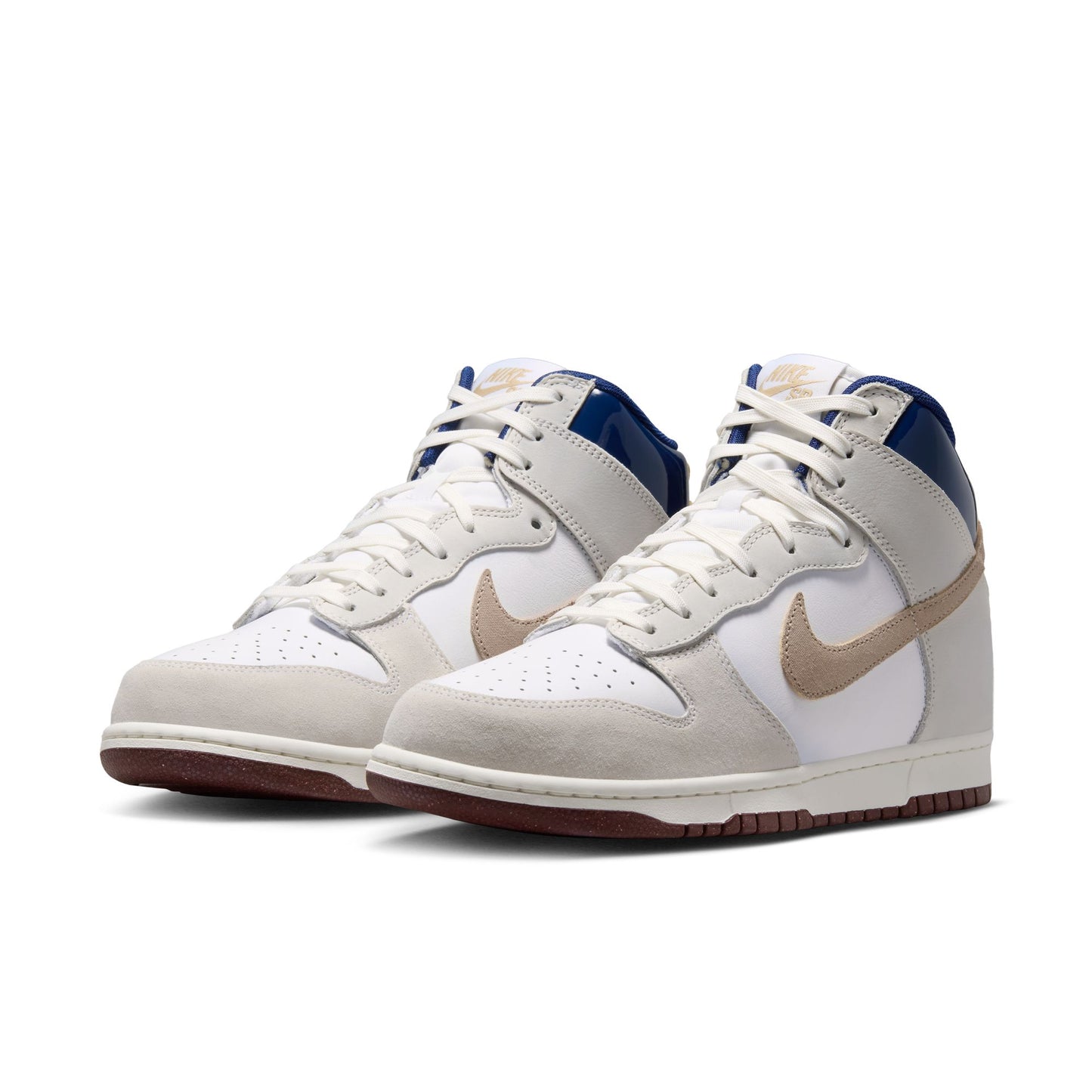 Nike SB Dunk High QS "Beyond" white ivory sand dune