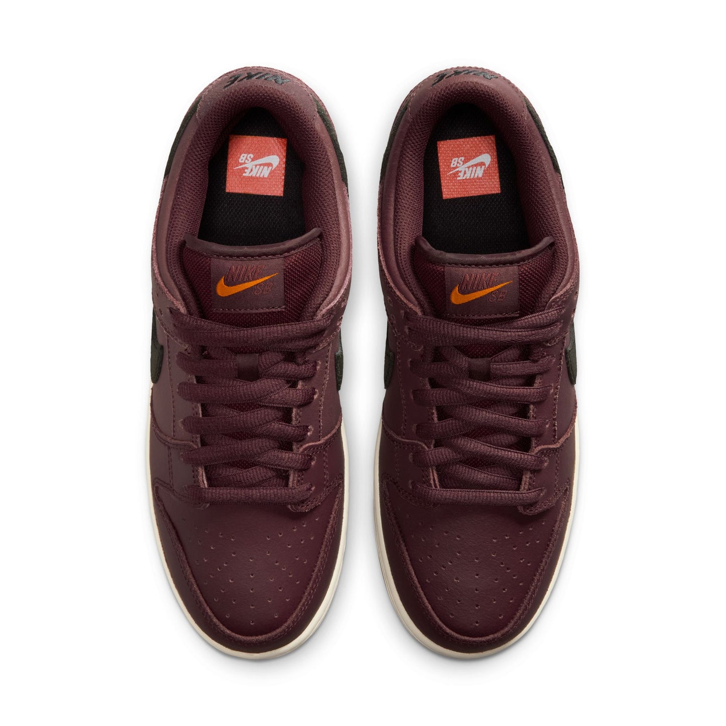 Nike SB Dunk Low Pro ISO burgundy crush black mystic dates sail