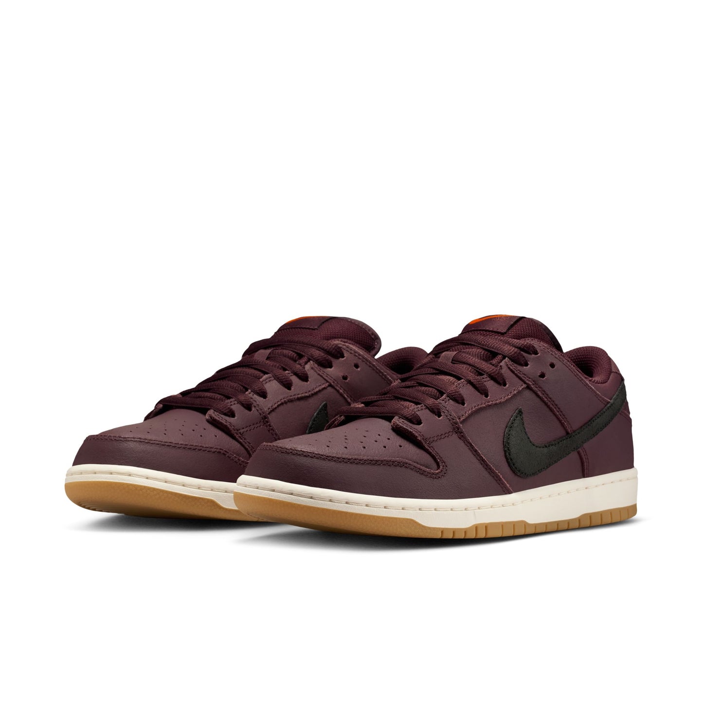 Nike SB Dunk Low Pro ISO burgundy crush black mystic dates sail