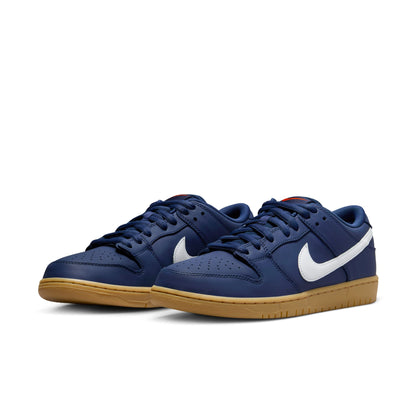 Nike SB Dunk Low Pro ISO navy white navy gum light brown