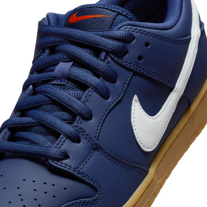 Nike SB Dunk Low Pro ISO navy white navy gum light brown