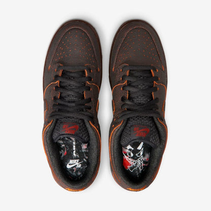 Nike SB Dunk Low Pro Premium QS Krampus dark smoke grey campfire orange black