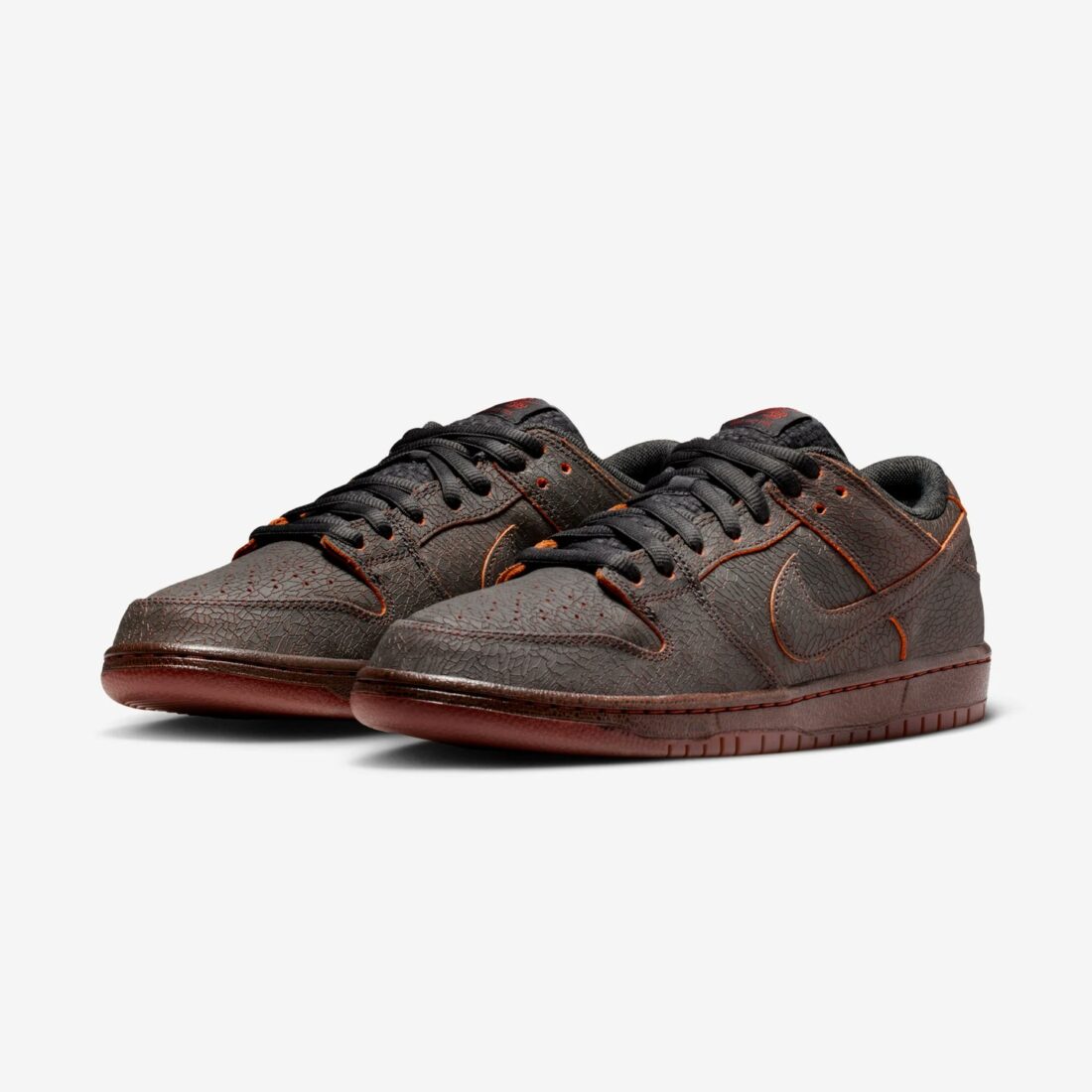 Nike SB Dunk Low Pro Premium QS Krampus dark smoke grey campfire orange black