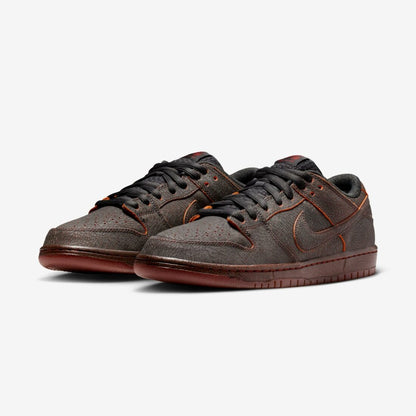Nike SB Dunk Low Pro Premium QS Krampus dark smoke grey campfire orange black
